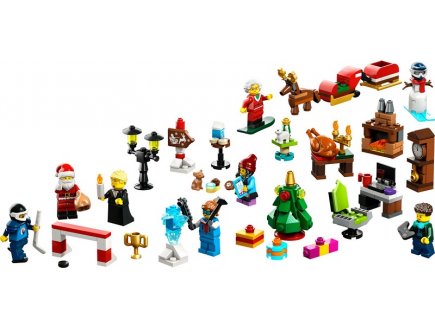 Lego city 60381 calendrier de l'avent city - noel 2023