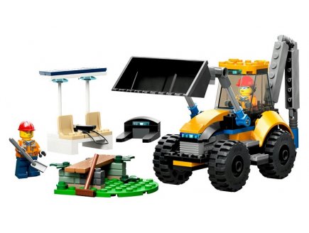 Lego city 60385 la pelleteuse de chantier
