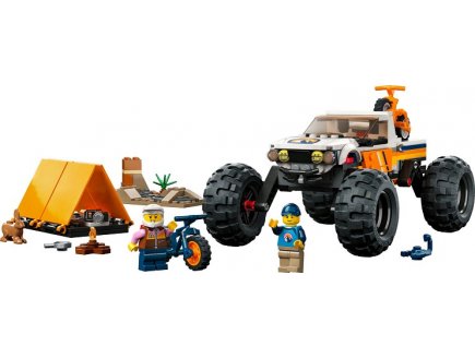 Lego city 60387 les aventures du 4x4 tout-terrain