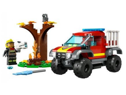 Lego city 60393 sauvetage en tout terrain des pompiers