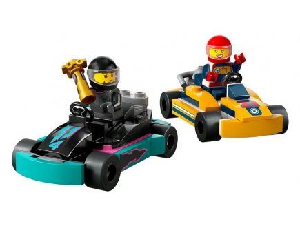 Lego city 60400 les karts et les pilotes de course