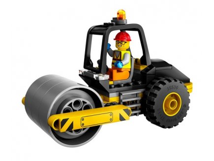 Lego city 60401 le rouleau compresseur de chantier