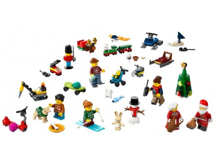 Lego city 60436 calendrier de l'avent city - noel 2024