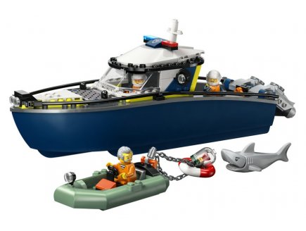 Lego city 60456 la course poursuite en bateau de police