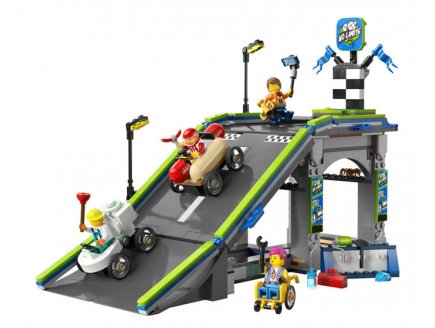 Lego city 60460 zero limite : rampe pour bolides de course