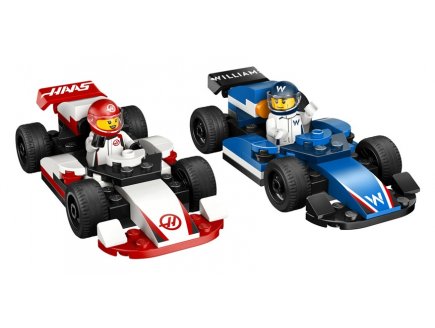 Lego city 60464 voitures de course de f1 williams racing et haas f1