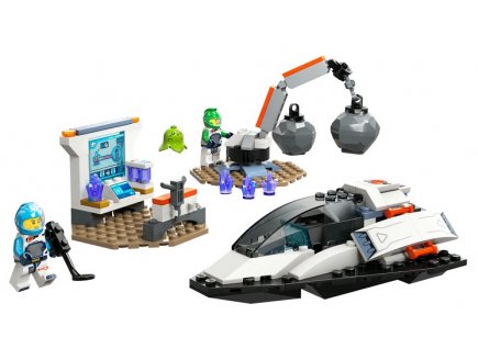Lego city espace 60429 le vaisseau et la decouverte de l'asteroide