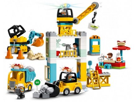 Lego duplo 10933 la grue et les engins de construction