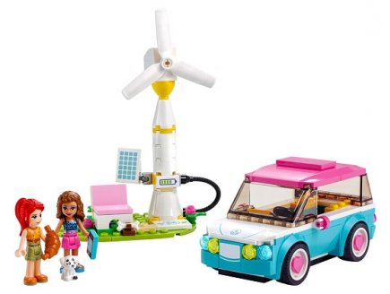Lego friends 41443 la voiture electrique d'olivia