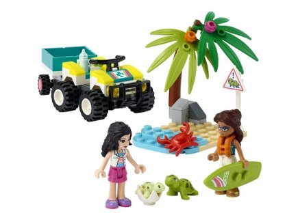 Lego friends 41697 le vehicule de protection des tortues