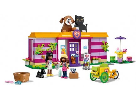 Lego friends 41699 le cafe d'adoption des animaux