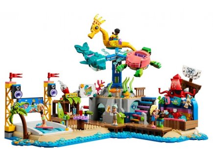 Lego friends 41737 le parc d'attractions a la plage