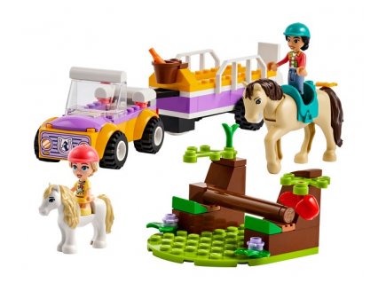 Lego friends 42634 la remorque du cheval et du poney