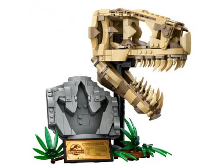Lego jurassic world 76964 les fossiles de dinosaures : le crane du t. rex