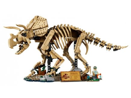 Lego Jurassic World 77985 Les fossiles de dinosaure : le tricératops