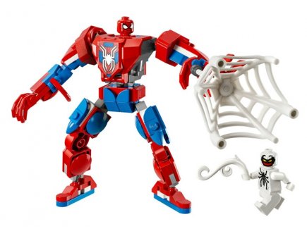 Lego marvel 76308 le robot de spider-man contre anti-venom