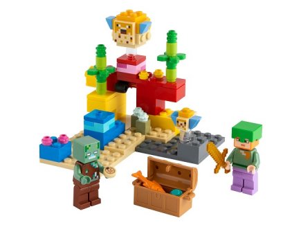 Lego minecraft 21164 le recif corallien