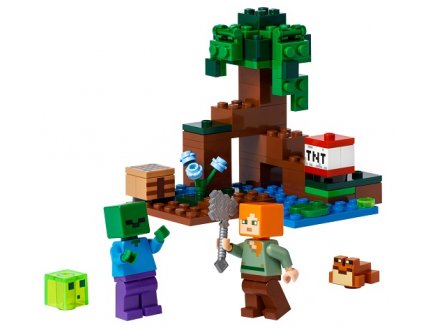 Lego minecraft 21240 aventures dans le marais