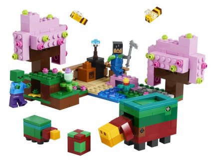 Lego minecraft 21260 le jardin des cerisiers en fleurs
