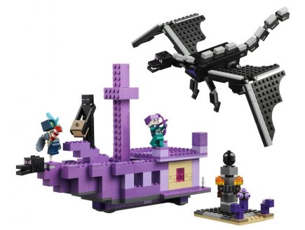 Lego minecraft 21264 le dragon et le navire de l'ender