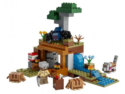 Lego minecraft 21269 l'expedition dans la mine du tatou