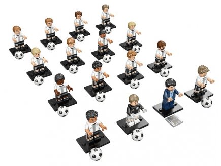 Lego minifigures 71014 mini figurines serie football equipe allemagne