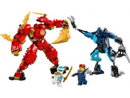 Lego ninjago 71808 le robot elementaire du feu de kai