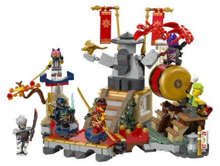 Lego ninjago 71818 l'arene de combat du tournoi