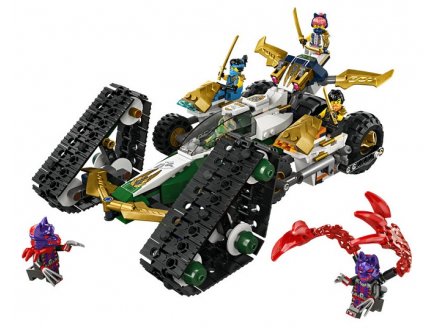 Lego ninjago 71820 le vehicule combine de l'equipe des ninjas
