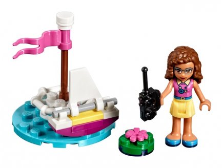 Lego polybag friends 30403 le bateau telecommande d'olivia