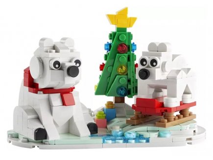 Lego saisonnier 40571 les ours blancs en hiver