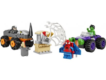 Lego spidey 10782 le combat des camions, hulk contre le rhino