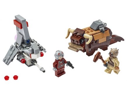 Lego star wars 75265 le combat des microfighters : t-16 skyhopper contre bantha