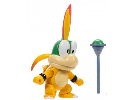 Lemmy avec Baguette Magique : Figurine Super Mario 10 cm - Figurine Nintendo articul� - Jakks