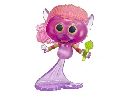 Les trolls 2 la tournee mondiale : mermaid avec accessoire - figurine 8 cm - dessin anime - Hasbro 44022