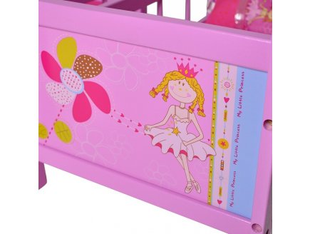 Lits superposes en bois my little princess poupee - knorrtoys - 67804