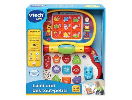 LUMI ORDI DES TOUT-PETITS - VTECH BABY - 191205 - ORDINATEUR BEBE PARLANT, MUSICAL