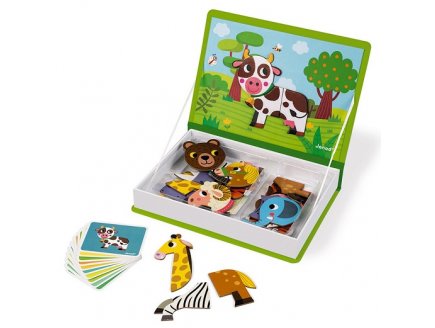 MAGNETI'BOOK ANIMAUX - JANOD - J02723 - JEU EDUCATIF MAGNETIQUE, AIMANTE