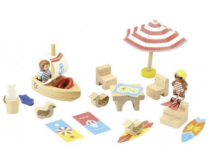 MAISON DU BORD DE L'EAU 120 PIECES - JEUJURA - 8076 - JEU CONSTRUCTION BOIS