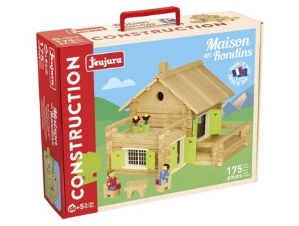 Maison en rondins 175 pi�ces - Jeujura - 8049 - Jeu construction en bois
