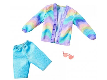 Mattel - HYV14 - Habit Ken - Accessoire poupée - Vêtement - Gilet avec short jeans et lunette