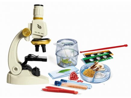 Microscope Smart Deluxe 1200x - Labo Science & Jeu - Clementoni - 52750 - Exp�riences
