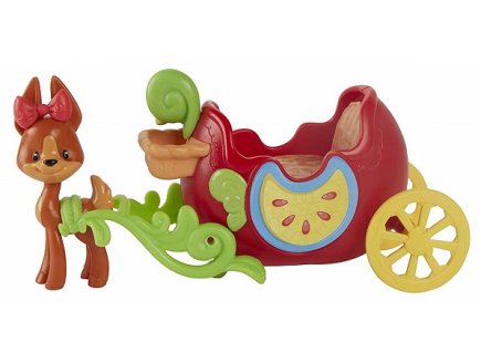 Mini princesse : blanche neige et son carrosse pomme - Hasbro c0534 - disney princesses - poupee