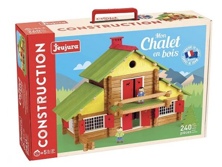 Mon chalet en bois 240 pieces -  Jeujura - 8005 - maison forestiere - jeu construction