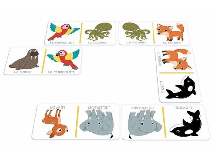 Mon premier domino animaux - Nathan - 31153 - jeu educatif 1er age