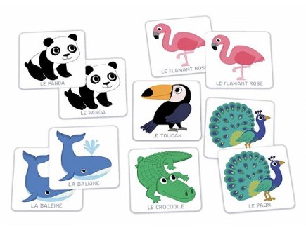 Mon premier memo animaux - Nathan - 31154 - jeu educatif 1er age