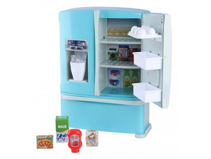 MON REFRIGERATEUR AMERICAIN INTELLIGENT - FRIGO AVEC SONS - JOUET ELECTROMENAGER CUISINE