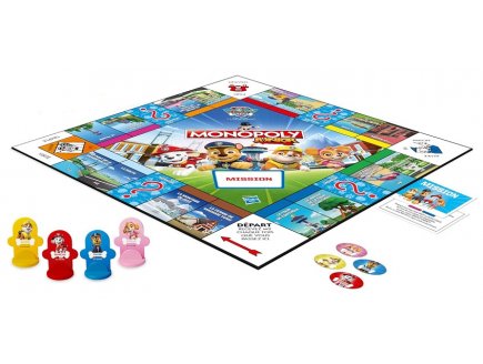 Monopoly junior pat patrouille 5 ans - Winning moves - jeu de societe enfant, argent