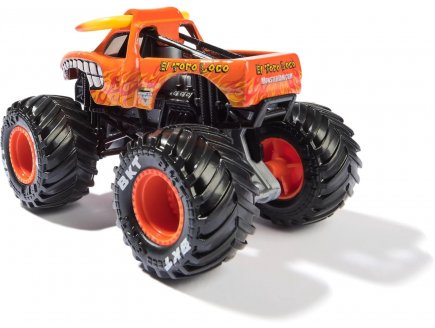 Monster jam el toro loco 1/64 serie 40 - vehicule miniature metal - Spin master