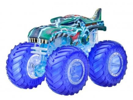 Monster Trucks Hot Wheels Mega-Wrex - S�rie Power Smashers - V�hicule M�tal �chelle 1:64 - Mattel - HYJ22